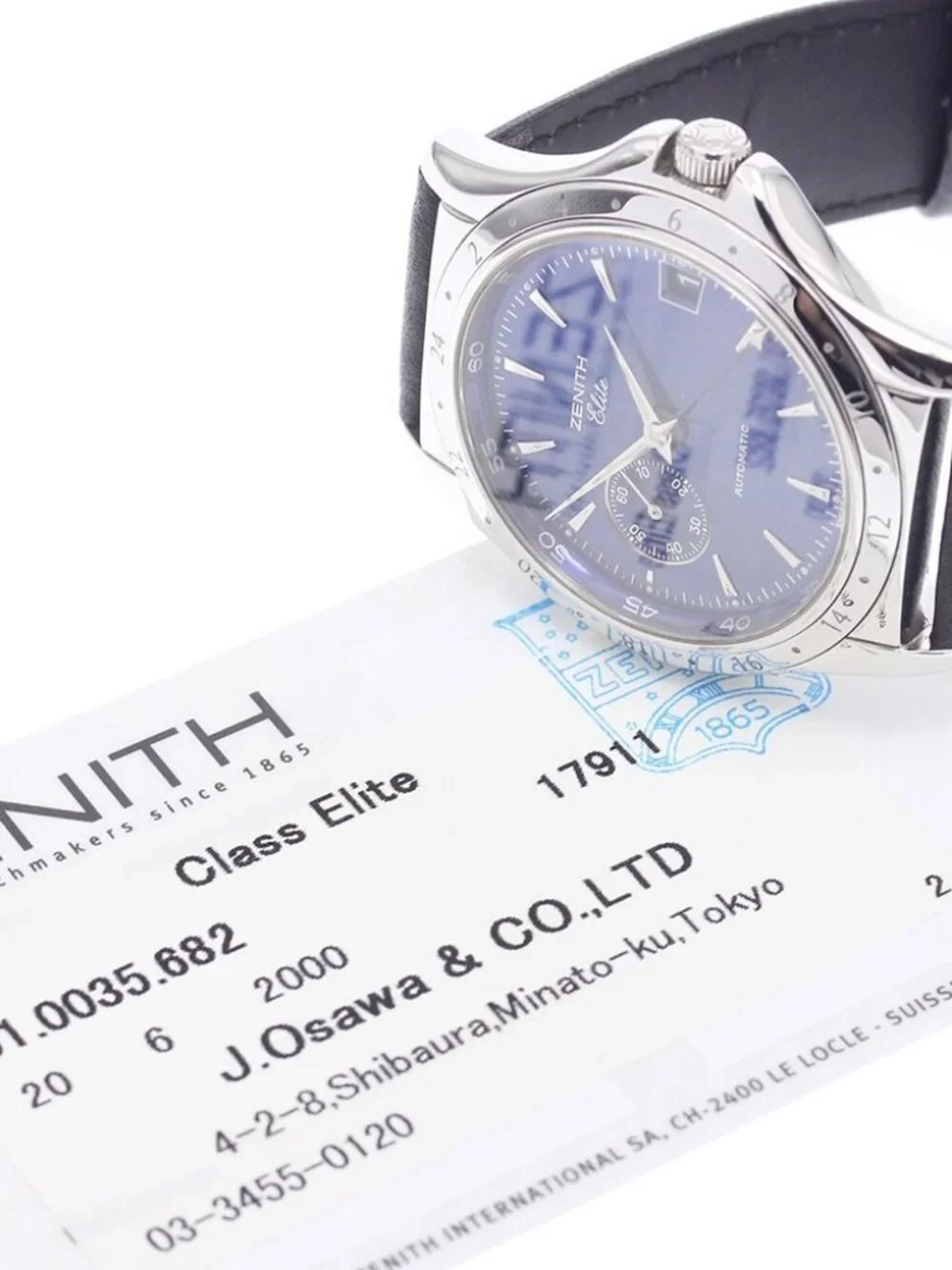 ZENITH Class Elite Dual Time 90/01.0030.682 GMT Automatic Men's Watch_969366